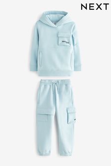 Pale Blue Set Utility Hoodie And Joggers (3-16yrs) (U63006) | TRY 920 - TRY 1.150