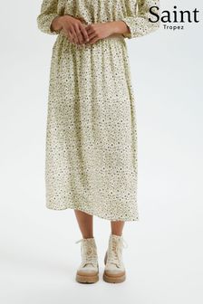 Saint Tropez Yellow Inka Full Length Skirt (U63060) | ₪ 233