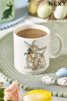 White Easter Bunny Dad Mugs (U63120) | €9