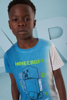 Angel & Rocket Blue Minecraft T-Shirt (U63215) | €10 - €12