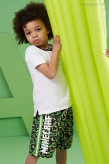 Angel & Rocket Green Minecraft Swim Shorts (U63216) | €13 - €15