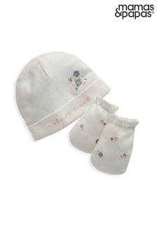 Mamas & Papas White Embroidered Hats (U63316) | 566 UAH