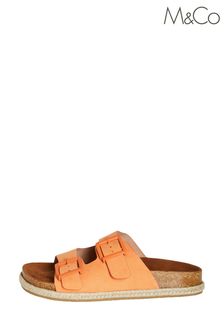 M&Co Red Double Buckle Sandals (U63387) | 34 €