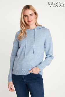 M&Co Blue Knitted Hoodie (U63393) | $77