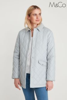 M&Co Blue Quilted Jacket (U63421) | $91