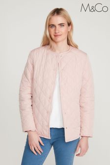 M&Co Pink Quilted Jacket (U63431) | $82