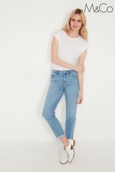 M&Co Blue Slim Leg Boyfriend Jeans (U63434) | ₪ 140
