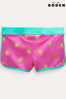 Boden Pink Patterned Swim Shorts (U63482) | 47 zł - 52 zł