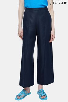 Wide Leg High Waisted Trousers 