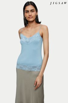 Jigsaw Blue Modal Lace Vest (U63542) | 39 €