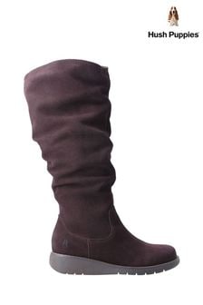 Hush Puppies Lucinda Brown Boots (U63682) | $175