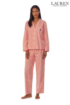 Lauren Ralph Lauren Orange Sustainable Cotton Pyjama Set (U63803) | ₪ 508
