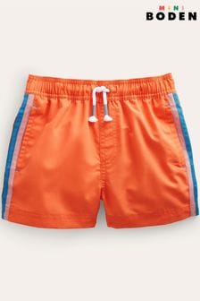 Boden Orange Sporty Stripe Shorts (U63891) | €14.50 - €15.50