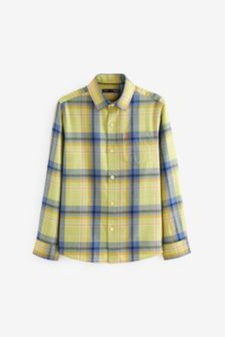 Green Check Long Sleeves Shirt (3-16yrs) (U64122) | 19 € - 25 €