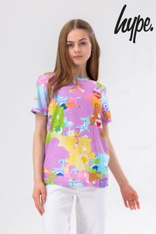 Hype. X Care Bears Purple Camo T-Shirt (U64291) | €25