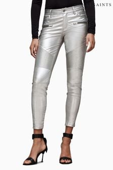 AllSaints Silver Suri Biker Jeans (U64400) | €433