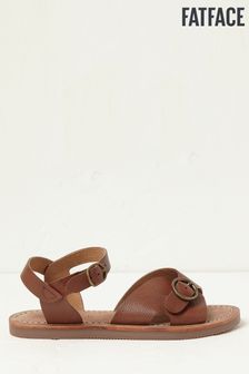 FatFace Brown Sian Leather Sandals (U64552) | ₪ 224