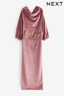 Pink Oversized Blanket Hoodie (U64610) | 122 zł