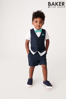 Baker by Ted Baker Shirt Waistcoat and Short Set (U65213) | $111 - $117