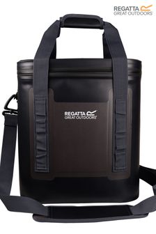 Czarna nieprzemakalna torba termiczna Regatta Shield o pojemności 17 l z brezentu (U65675) | 310 zł