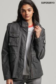 Superdry Womens Grey Vintage M65 Jacket (U66371) | €106