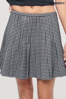 Superdry Vintage Womens Pleated Mini Skirt