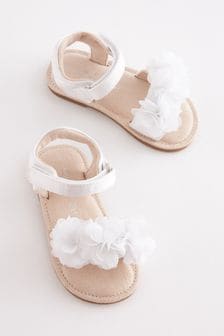 White Bridesmaid Collection Corsage Sandals (U66485) | 18 € - 20 €