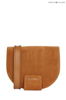 Tommy Hilfiger Brown Leather Saddle Bag (U67007) | 309 €
