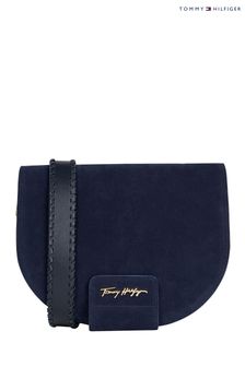 Tommy Hilfiger Blue Leather Saddle Bag (U67010) | ₪ 1,071