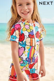 Multi Character Sunsafe Swim Suit (3mths-7yrs) (U67059) | $19 - $24