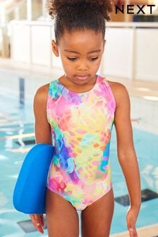 Multi Bright Unicorn Sports Swimsuit (3-16yrs) (U67061) | R220 - R311
