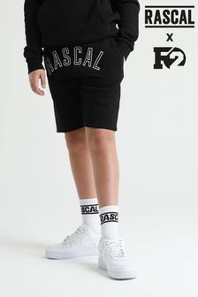 Rascal Kids Black Varsity Shorts (U67149) | €14.50