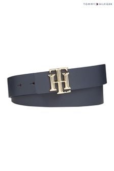 Tommy Hilfiger Blue Logo Belt (U67411) | $91