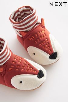 Rust Brown Fox Baby Sensory Sock Top (0-24mths) (U67446) | CA$21 - CA$24