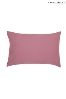 Laura Ashley Set of 2 Mulberry Red 400 Thread Count Pillowcases (U67718) | €29