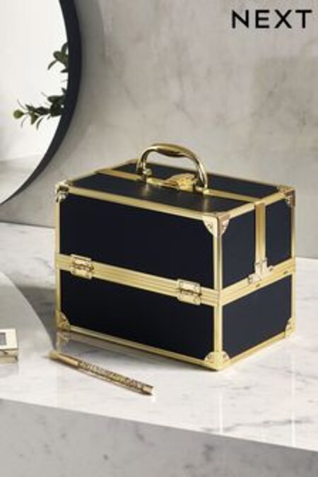 Negro y dorado - Neceser negro de Nx (U67876) | 30 €