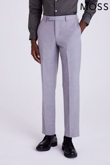 Siva raztegljiva moška obleka ozkega kroja: hlače Moss (U67878) | €80