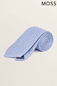 Moss Bros Blue Paisley Silk Tie (U67972) | 40 €