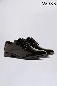 MOSS Mayfair Black Patent Dress Shoes (U67974) | €89