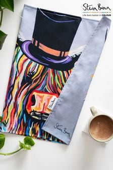 Steven Brown Art Grey McHappily Ever After Tea Towel (U68027) | €20