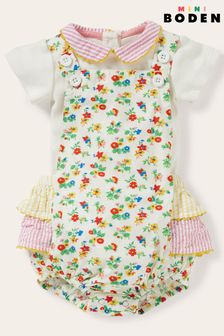 Boden Cream Printed Romper And Body Set (U68046) | €44 - €47