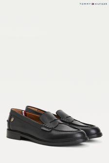 Tommy Hilfiger Black Leather Preppy Loafers (U68240) | 161 €