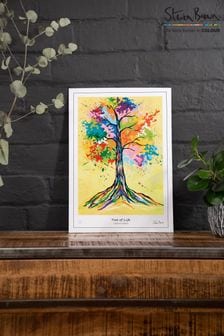 Steven Brown Art Yellow Tree of Life A3 Collector's Edition Print (U68441) | 27 €
