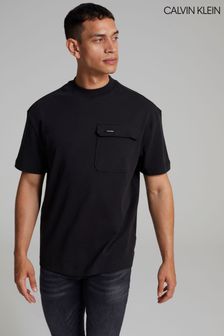 Calvin Klein Black Workwear Pocket Comfort T-Shirt (U68879) | ₪ 256