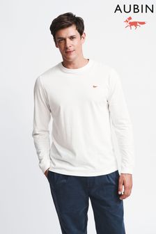 Weiß - Aubin Buttermere Langärmeliges T-Shirt (U68905) | 61 €