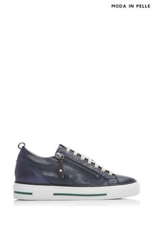 Moda in Pelle Brayleigh Hidden Wedge Trainers With Contrast Counter and Tassle Z (U69220) | €158