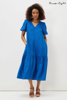Phase Eight Blue Ive Midi Dress (U69664) | 76 €