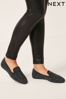 Black Forever Comfort® Black Jewel Slip-On Shoes (U69876) | 41 €
