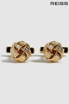 Reiss Gold Callum Knot Cufflinks (U70209) | €85