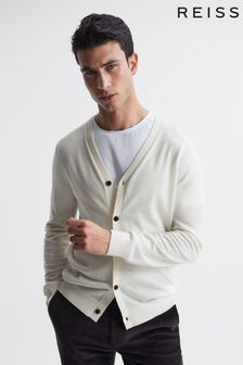 Reiss Blanco West Merino Wool Cardigan (U70215) | 720 QAR